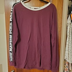 PINK long sleeve shirt size Large